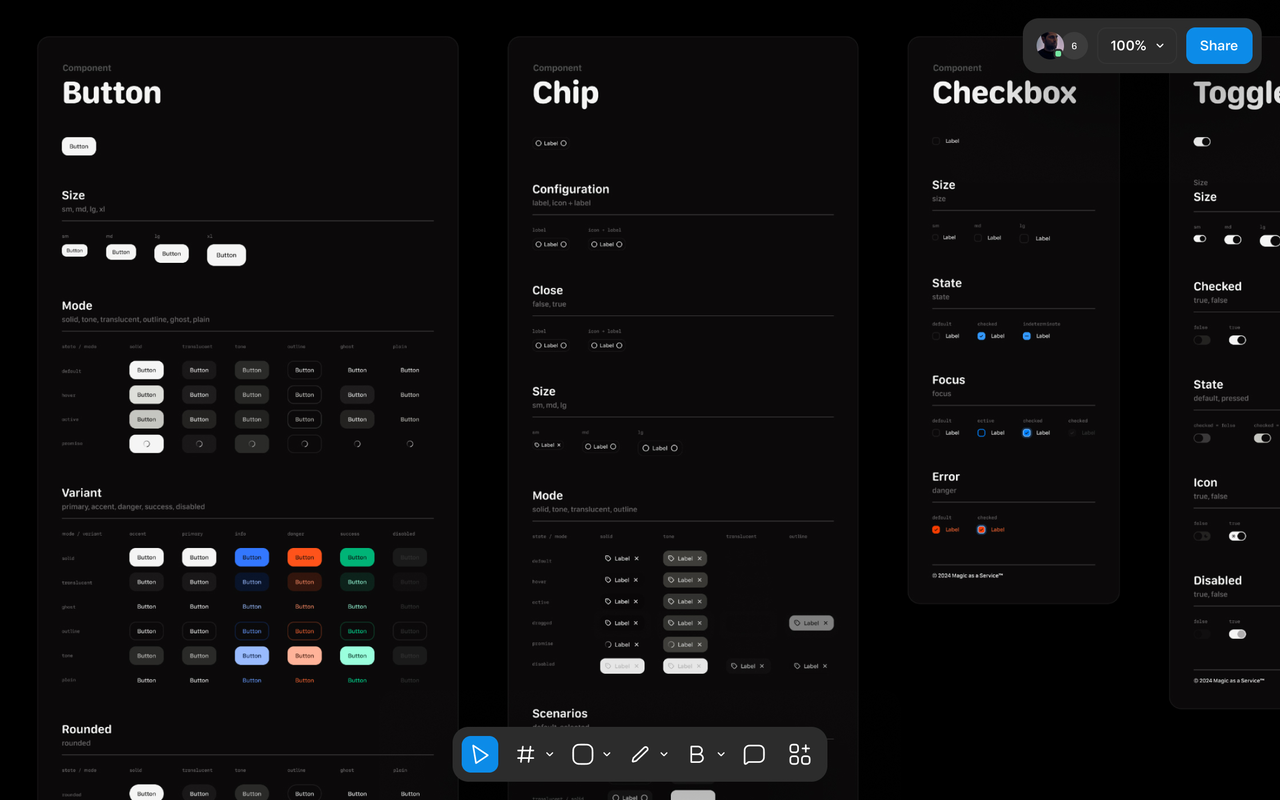 Mirror Ui - Interfaces with Identity | Magic as a Service™